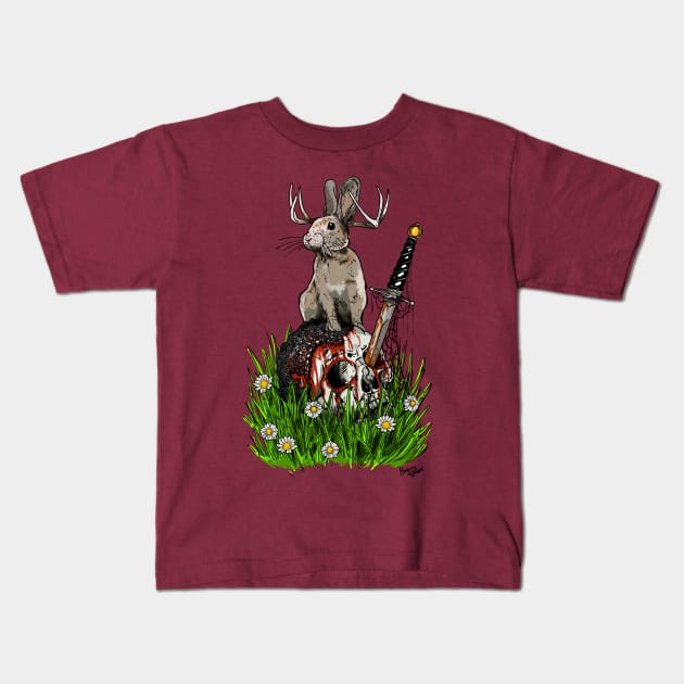 Jackalope Kids T-Shirt by Harley Warren